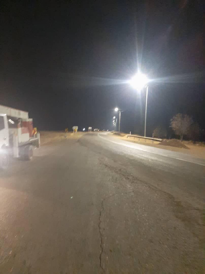 پایان تاریکی در سه‌ راهی حادثه‌خیز شهر بار