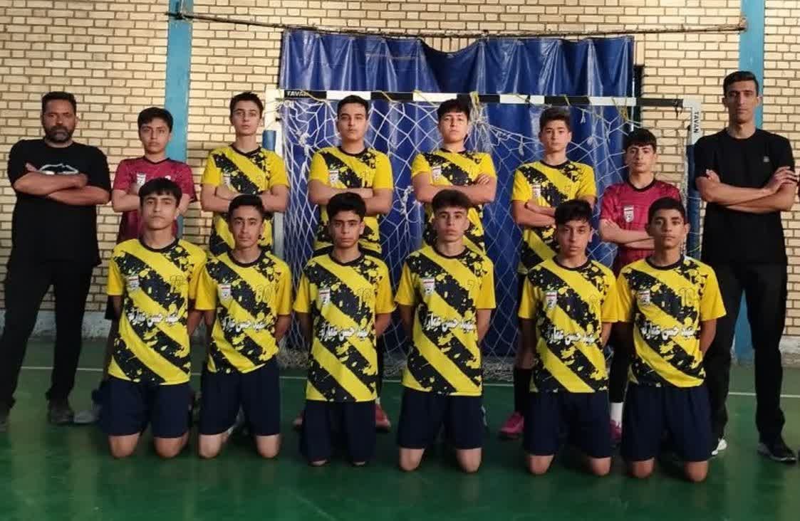 قهرمانی تیم فوتسال زیر ۱۶ سال شهید حسن عمارلو در مسابقات جام رمضان نیشابور بزرگ