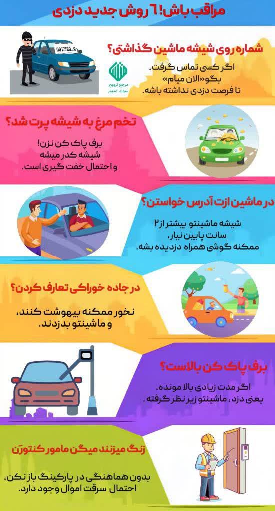 هشدار امنیتی: روش‌های جدید سرقت خودرو