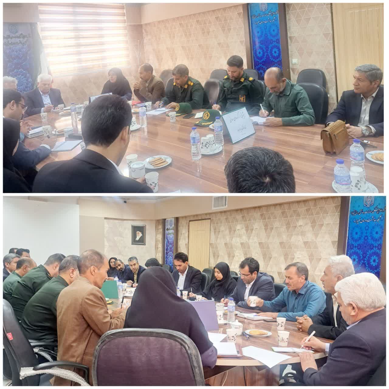 جلسه هماهنگی اردوهای جهادی در شهرستان فیروزه  برگزار شد