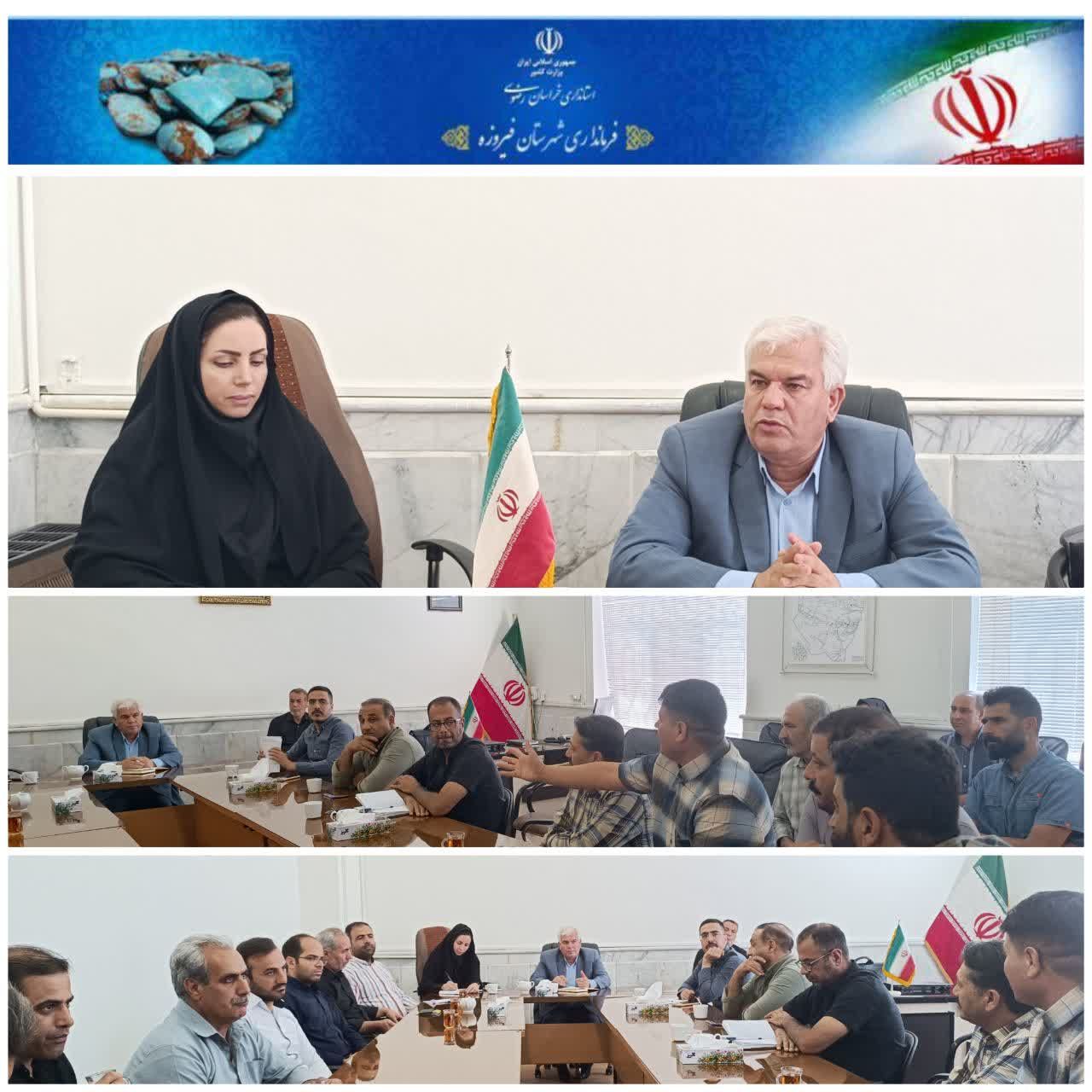 فرماندار فیروزه: دهیاری مرکز مدیریت روستا است