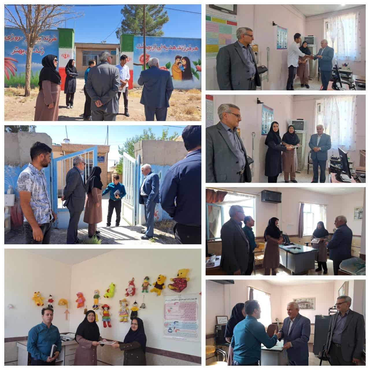 تقدیر از بهورزان شهرستان فیروزه به مناسبت روز بهورز