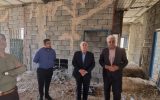 بازدید میدانی فرماندار فیروزه از روند پیشرفت فیزیکی ساختمان بنیاد مسکن انقلاب اسلامی