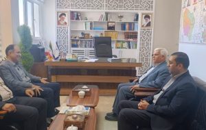 بازدید مسئولان ارشد شرکت توزیع برق خراسان رضوی از فرمانداری فیروزه